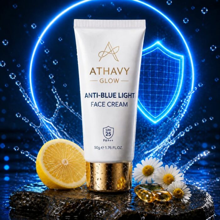 ATHAVY GLOW Anti-Blue Light Face Cream SPF 25 PA+++ – 50g